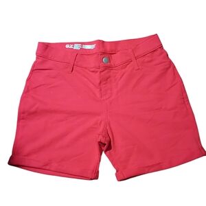 Kids GIRLSCoral Pink Stretch Cotton Shorts